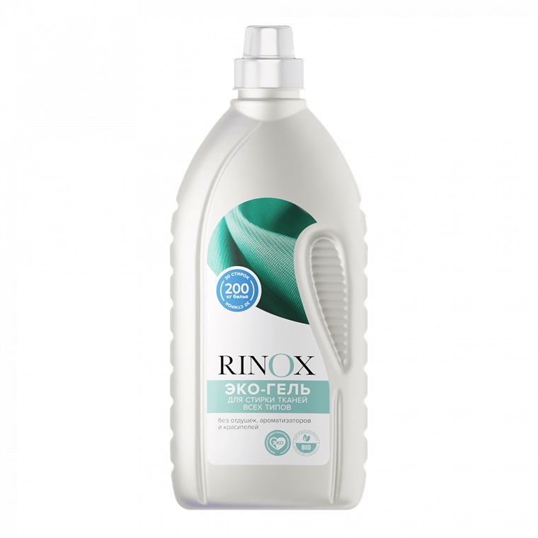 Эко-гель для стирки тканей всех типов Rinox Universal Eco, 1400 мл