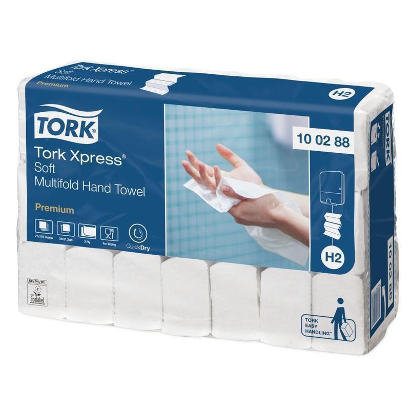 Листовые полотенца Tork Xpress Premium сложения Multifold мягкие