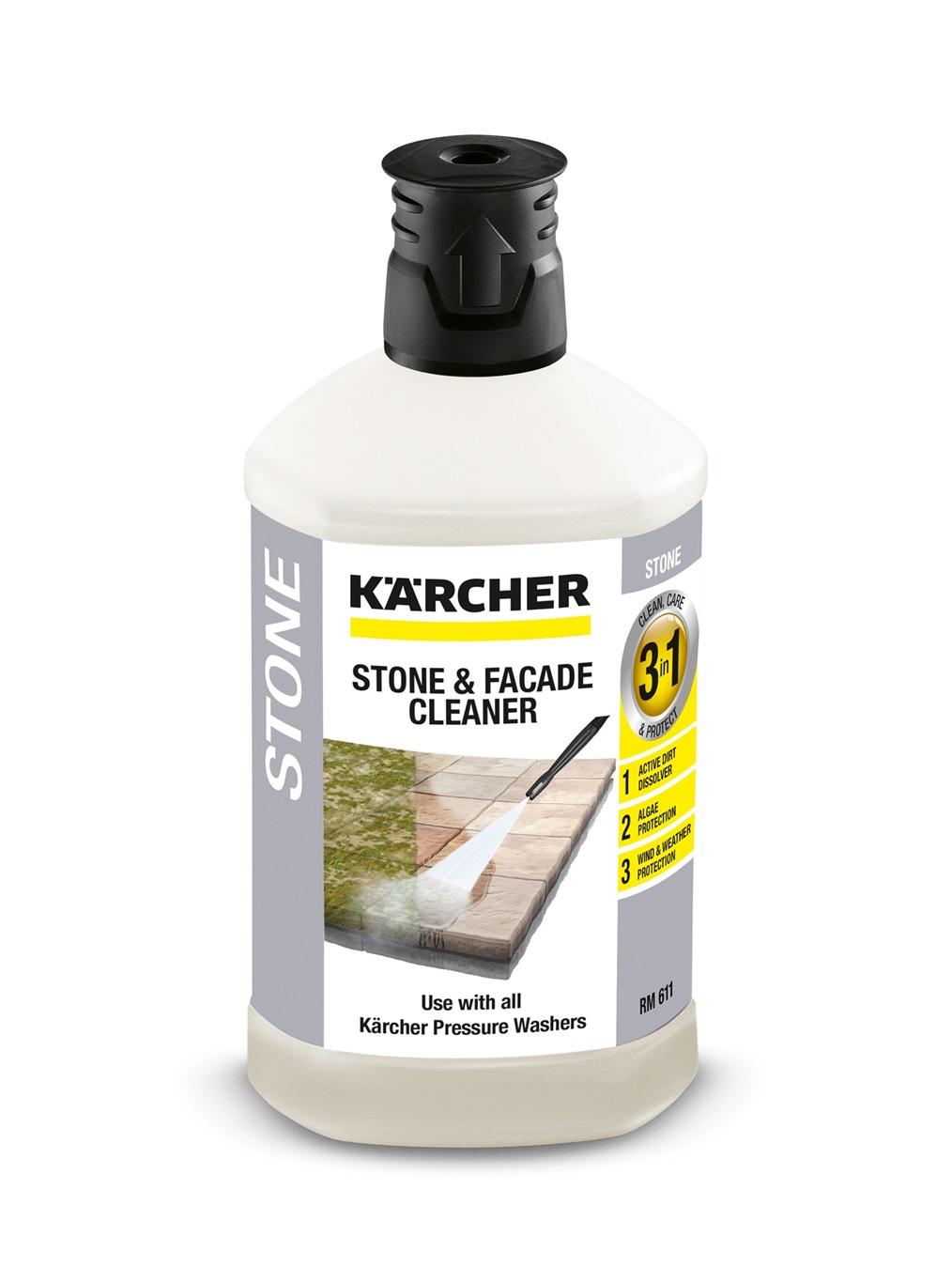 Средство для чистки камня и фасадов 3в1 Kärcher RM 611, 1Л
