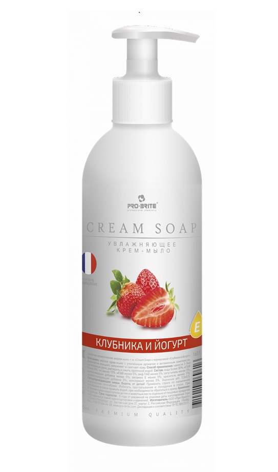 1601-05 Cream Soap Клубника и йогурт